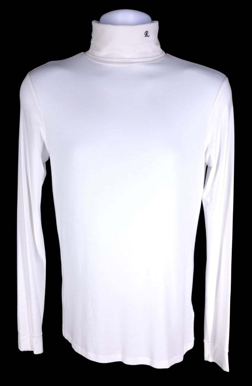 Raf Simons Archive Redux R Turtleneck US M EU 48 Mens White Tee $310 - Picture 2 of 9